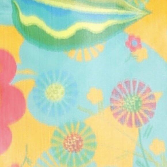 Marni floral a line skirt multicolor size 6 - Picture 2 of 8